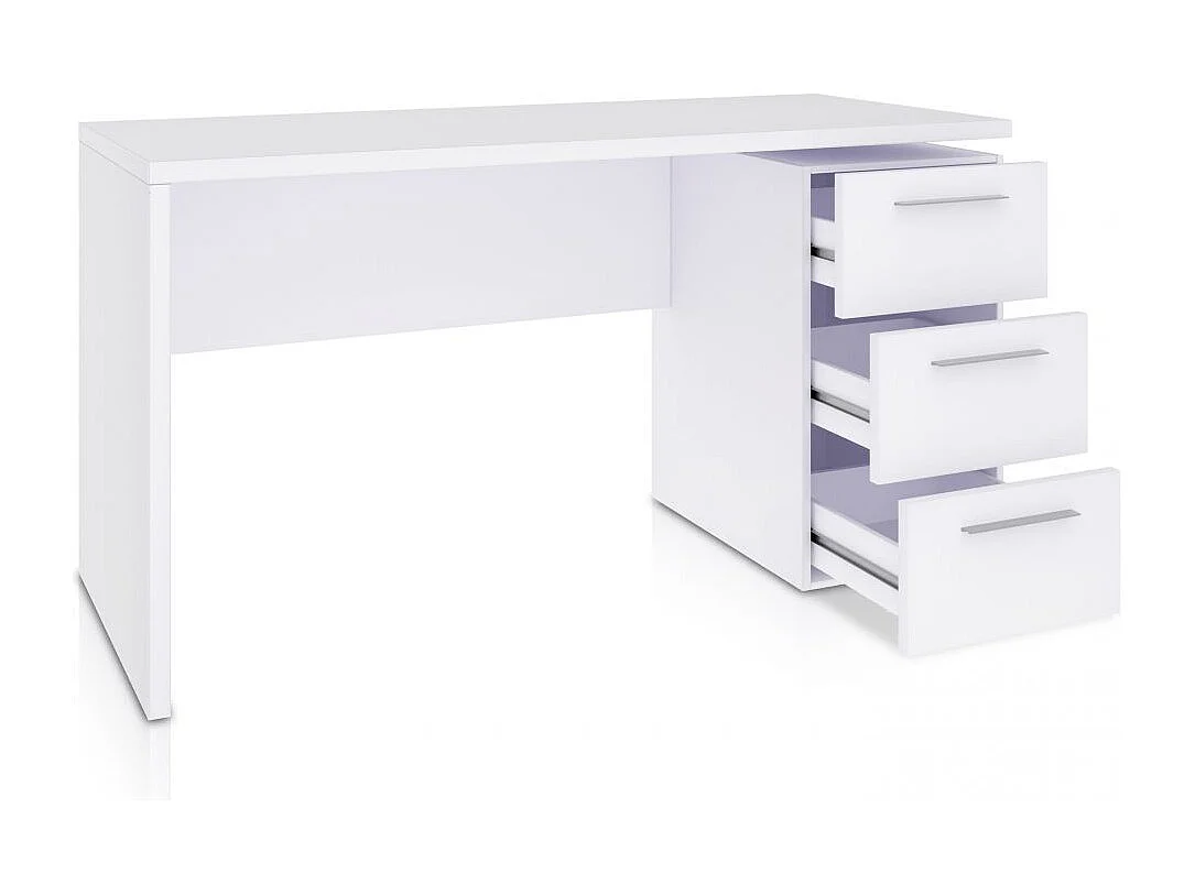 Mesa de escritorio Sasha Blanco Artik (Blanco Mate)