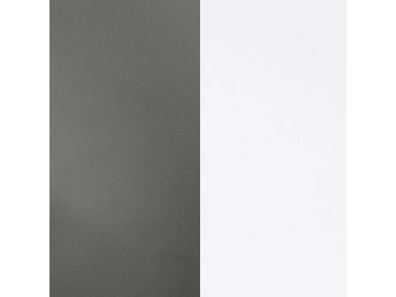 Mesa de escritorio Adam Blanco Artik (Blanco Mate) - Gris Antracita