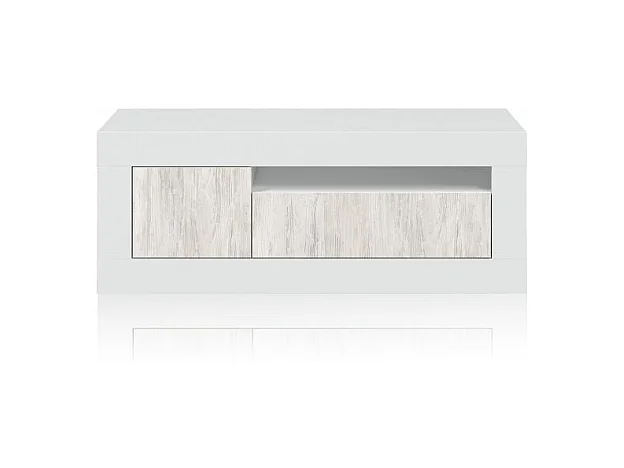Mueble TV Gian Blanco Artik (Blanco Mate) – Blanco Velho