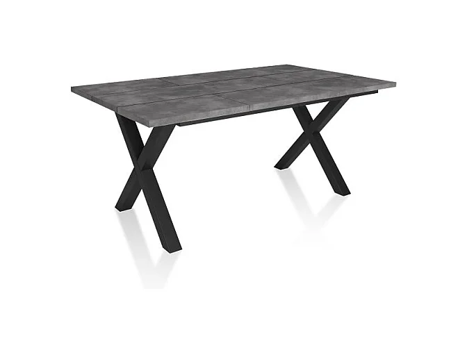 Mesa de comedor Oana 170 Cemento Negro