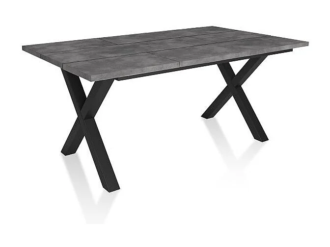 Mesa de comedor Oana 170 Cemento Negro