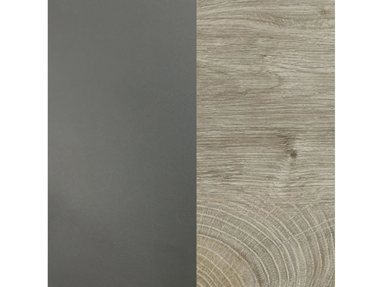 Mesa de escritorio Elan 3 cajones Roble Alaska - Gris Antracita