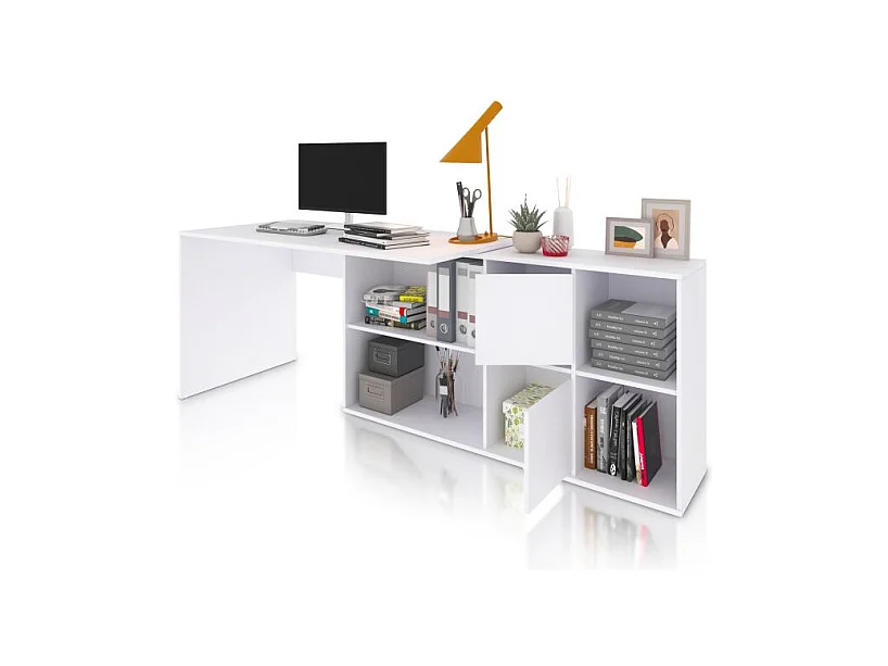 Mesa de escritorio Move Blanco Artik (Blanco Mate)