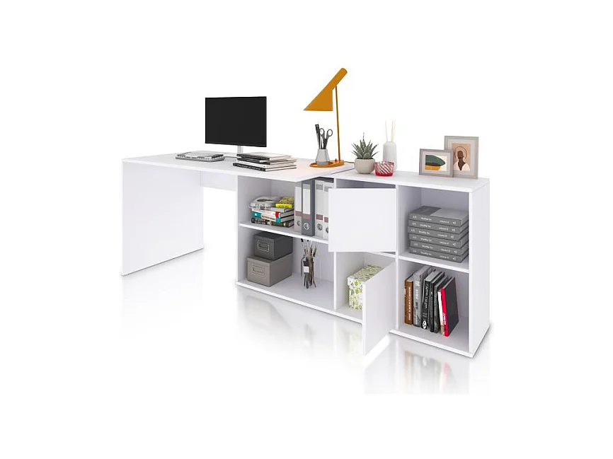 Mesa de escritorio Move Blanco Artik (Blanco Mate)