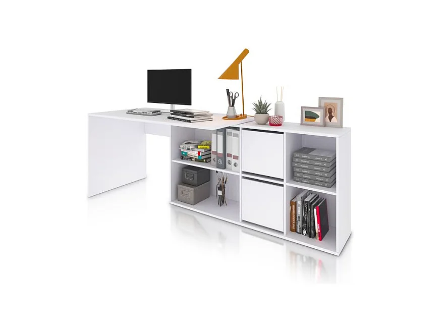 Mesa de escritorio Move Blanco Artik (Blanco Mate)