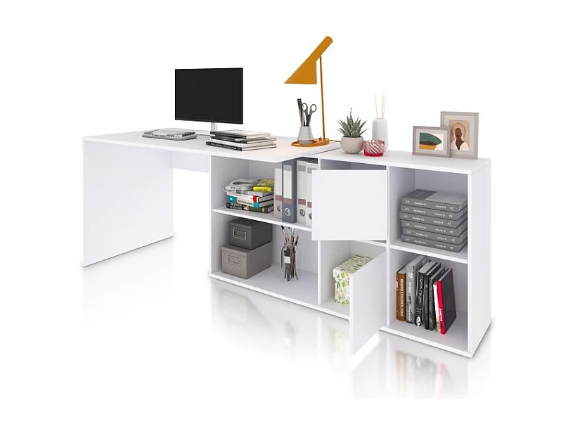 Mesa de escritorio Move Blanco Artik (Blanco Mate)