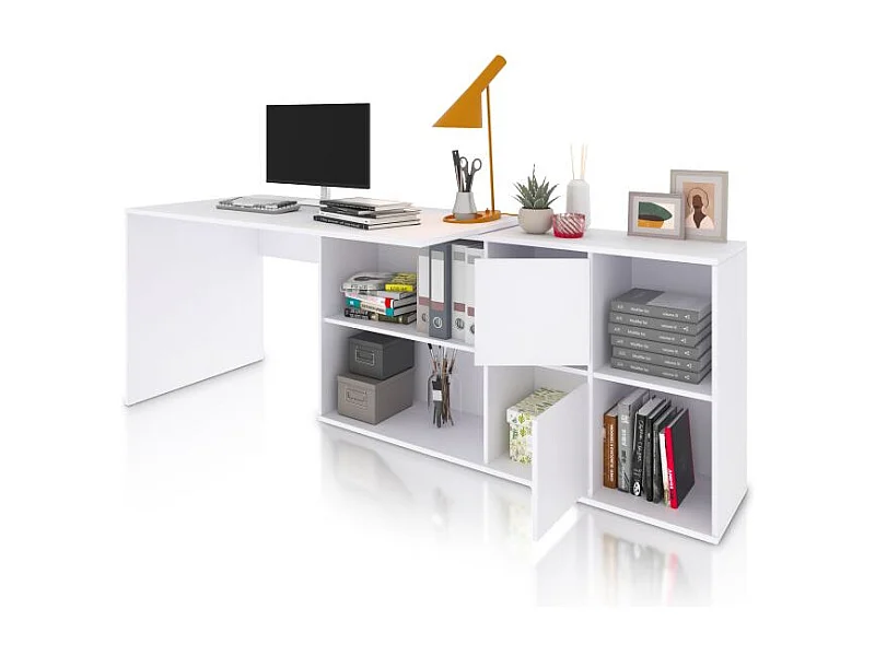 Mesa de escritorio Move Blanco Artik (Blanco Mate)