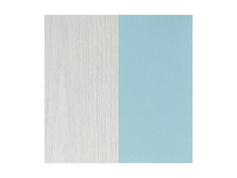 Armario juvenil Yuki Blanco Alpes - Verde Acqua