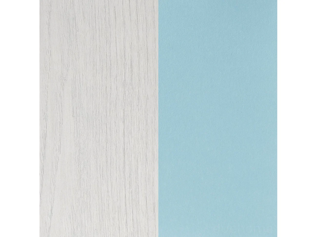 Armario juvenil Yuki Blanco Alpes - Verde Acqua