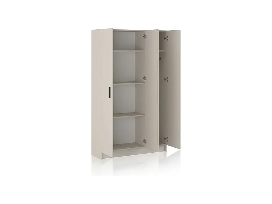 Armario Multi Useful SH 110 3 Puertas Blanco Roto