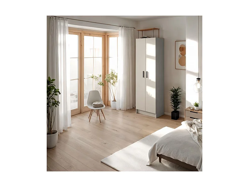 Armario Multi Useful SH 60 2 Puertas Blanco Roto