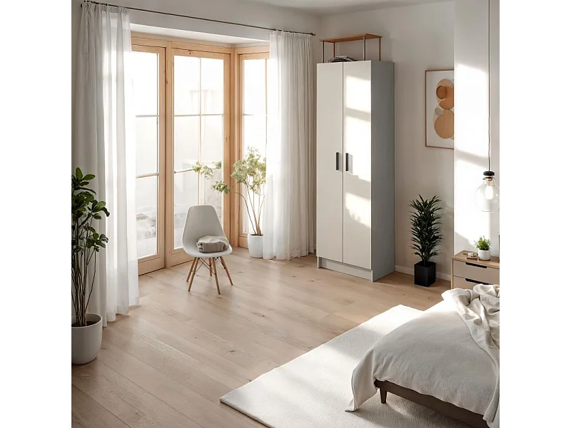 Armario Multi Useful SH 60 2 Puertas Blanco Roto