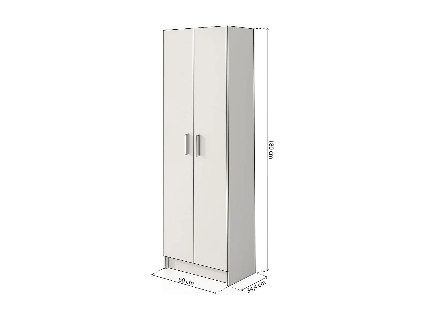 Armario Multi Useful SH 60 2 Puertas Blanco Roto