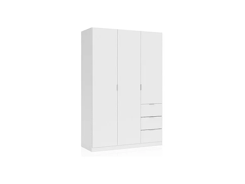 Armario Magan 3 puertas y 3 cajones Blanco