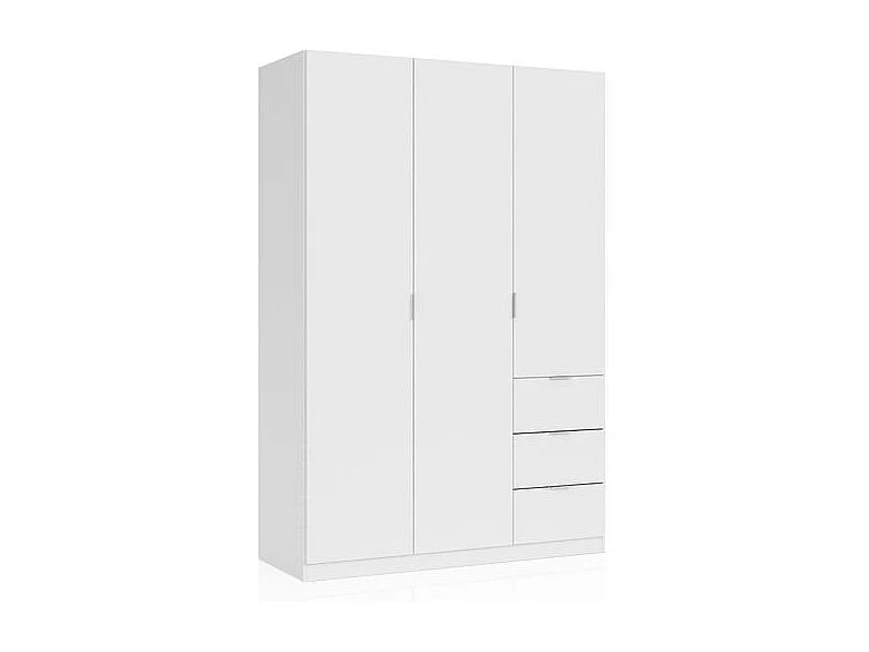 Armario Magan 3 puertas y 3 cajones Blanco