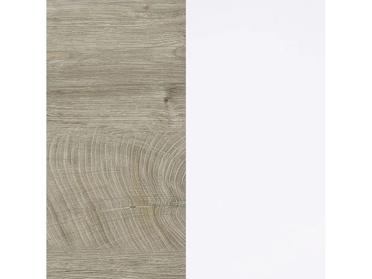 Armario Brike 180 2 puertas correderas Blanco Artik (Blanco Mate) – Roble Alaska