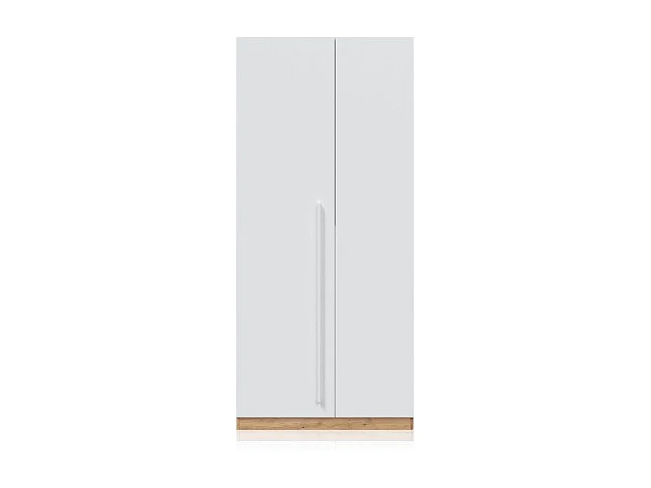 Armario Dess Blanco Artik (Blanco Mate) - Roble Nodi