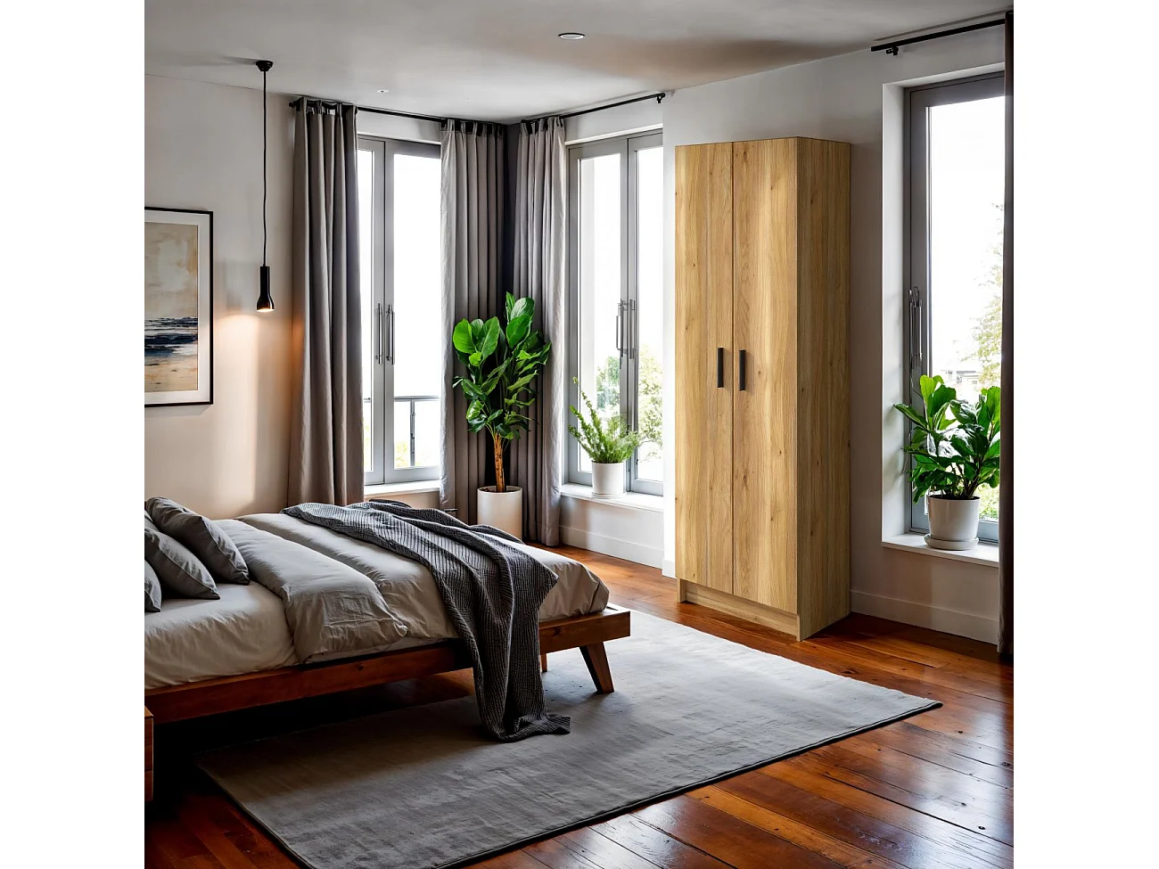 Armario Multi Useful SH 60 2 Puertas Roble Alpine