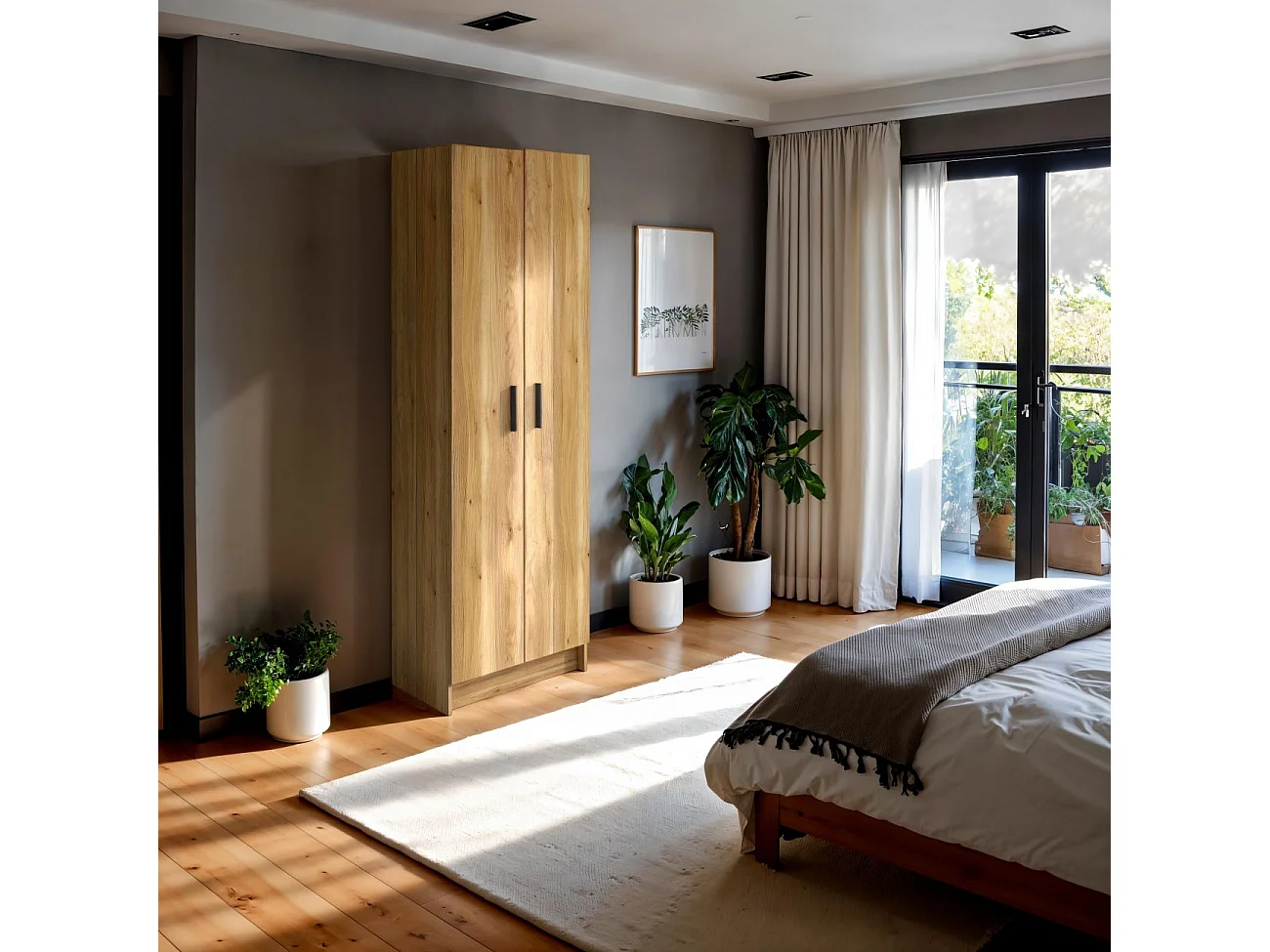 Armario Multi Useful SH 60 2 Puertas Roble Alpine