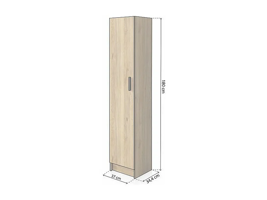 Armario Multi Useful SH 37 1 Puerta Roble Alpine