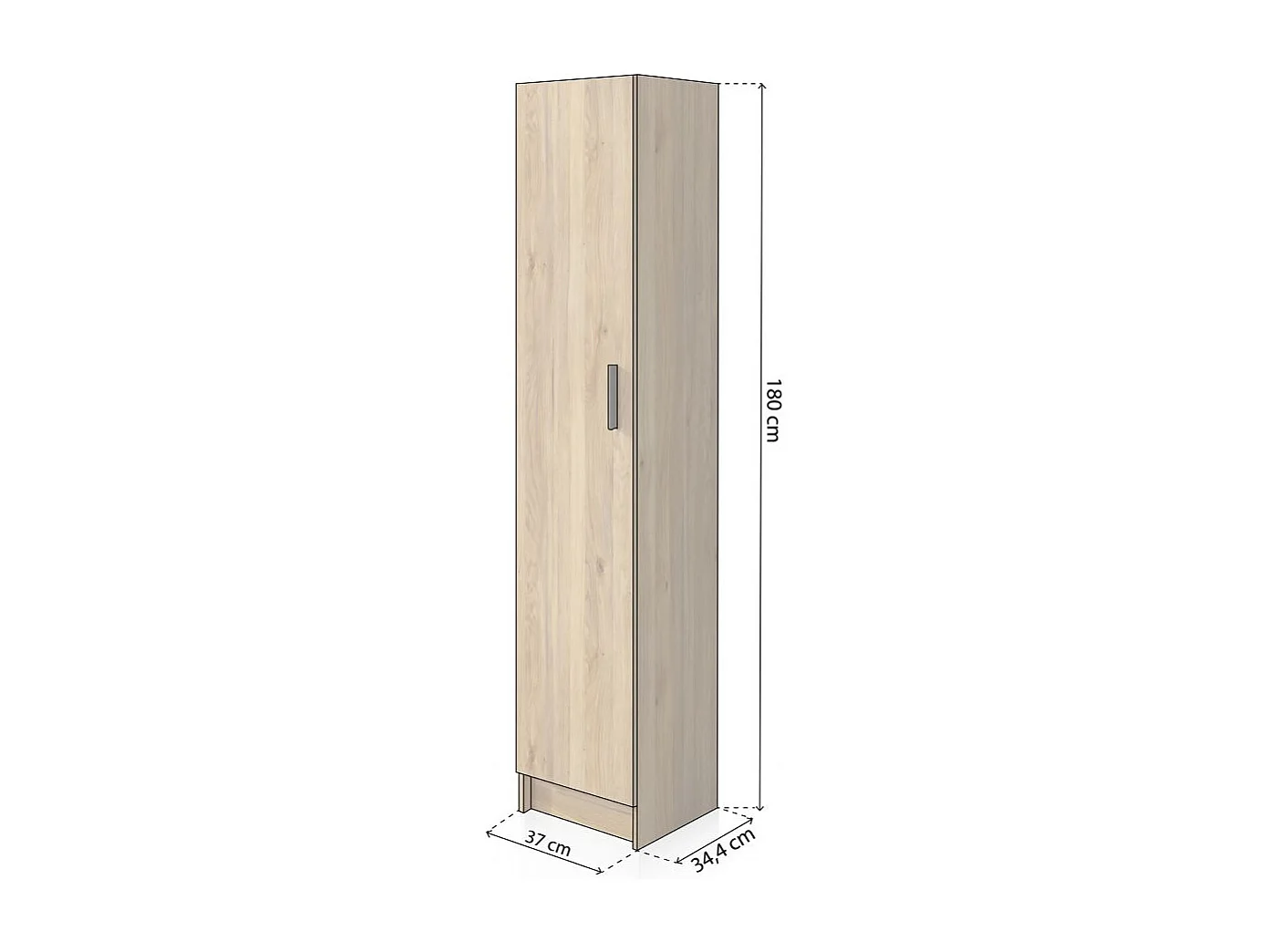 Armario Multi Useful SH 37 1 Puerta Roble Alpine