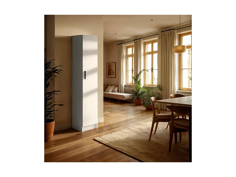 Armario Multi Useful SH 37 1 Puerta Blanco Roto
