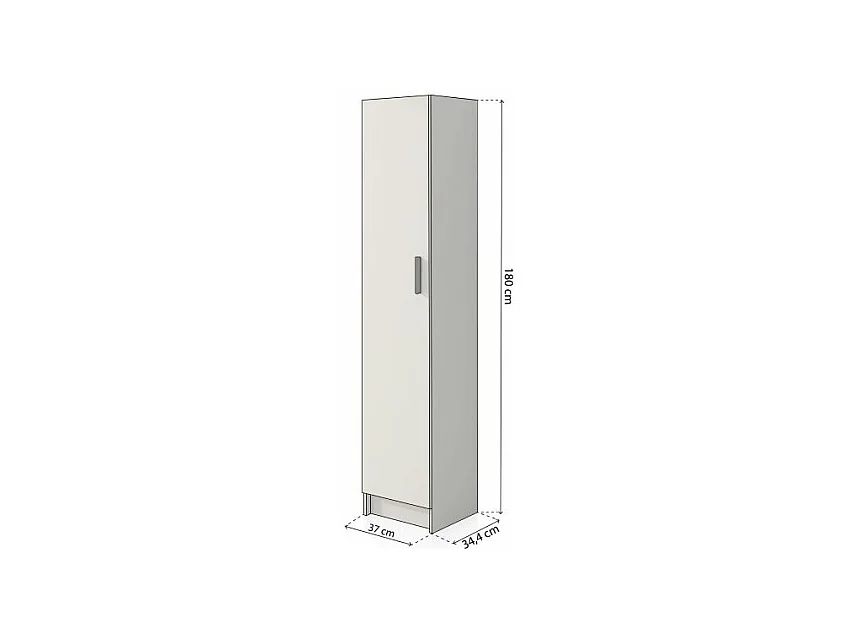 Armario Multi Useful SH 37 1 Puerta Blanco Roto