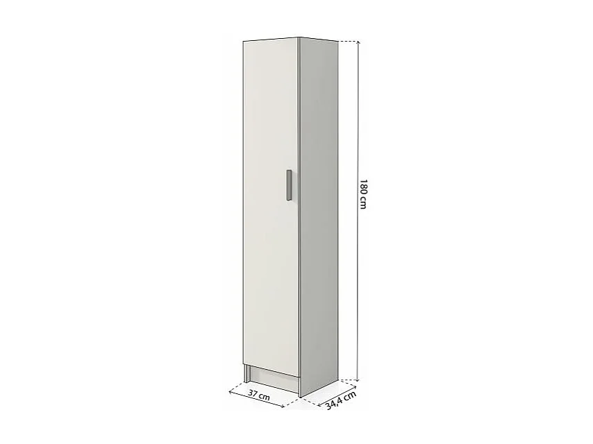 Armario Multi Useful SH 37 1 Puerta Blanco Roto