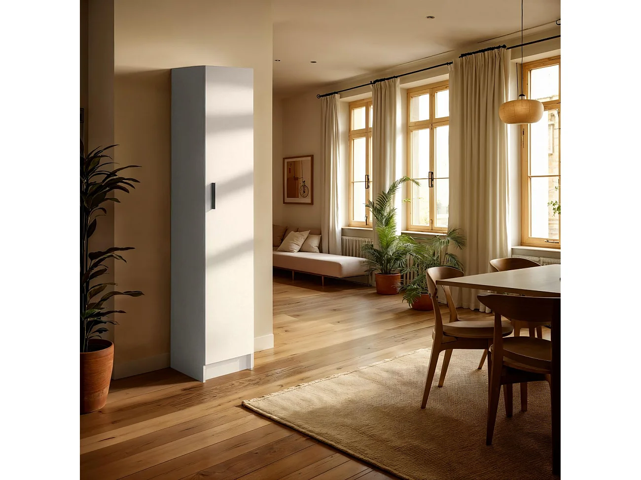 Armario Multi Useful SH 37 1 Puerta Blanco Roto