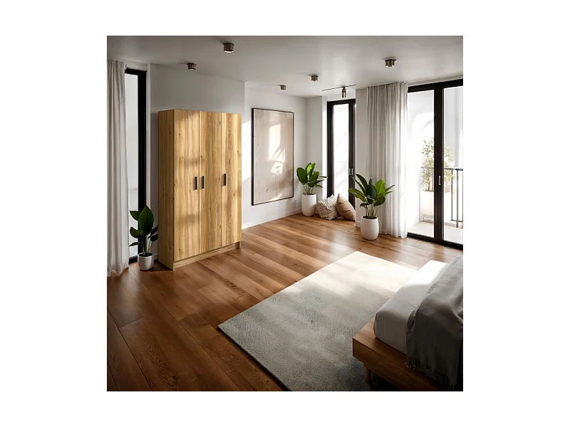 Armario Multi Useful SH 110 3 Puertas Roble Alpine