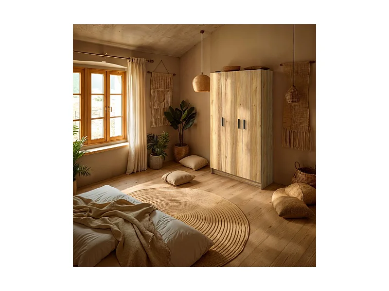 Armario Multi Useful SH 110 3 Puertas Roble Alpine