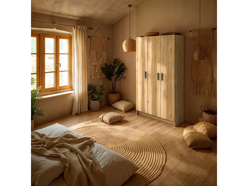 Armario Multi Useful SH 110 3 Puertas Roble Alpine