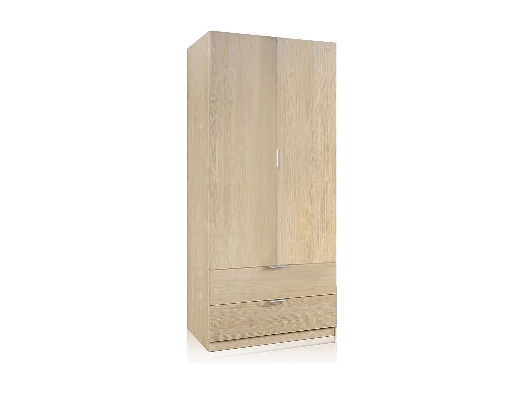 Armario Lark 2 Puertas 2 Cajones Roble