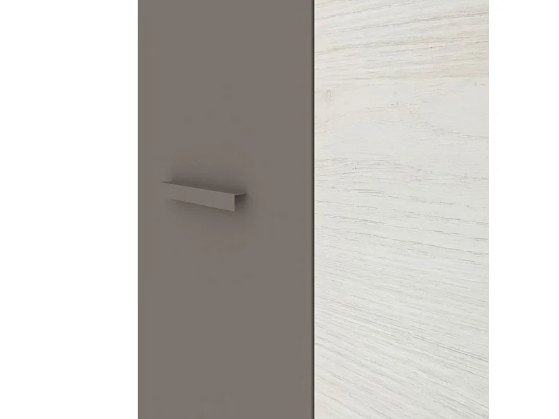 Armario juvenil Axim Blanco Alpes - Basalto