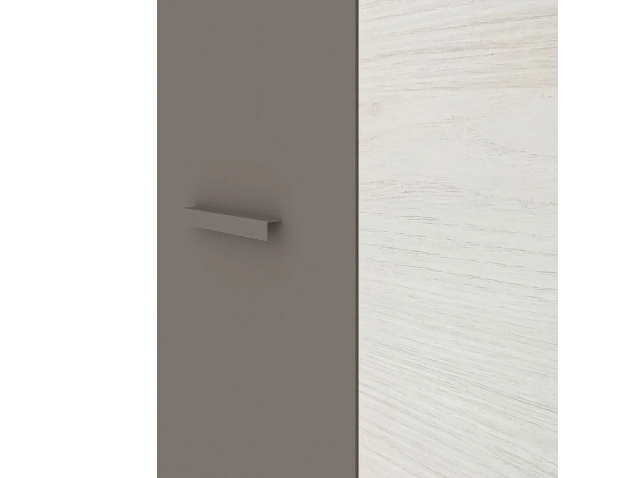 Armario juvenil Axim Blanco Alpes - Basalto