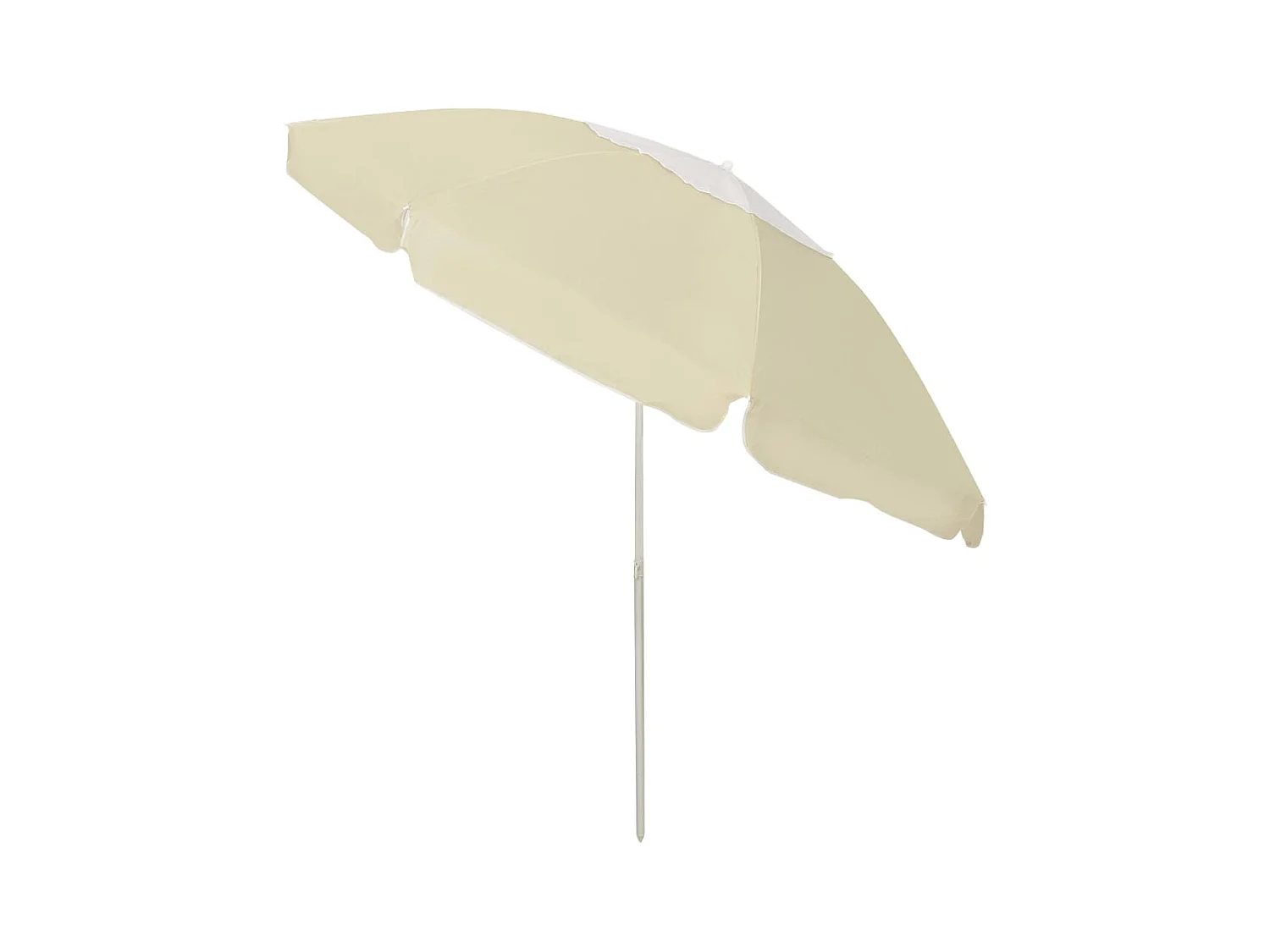 Sombrilla de playa amarillo arena 240 cm