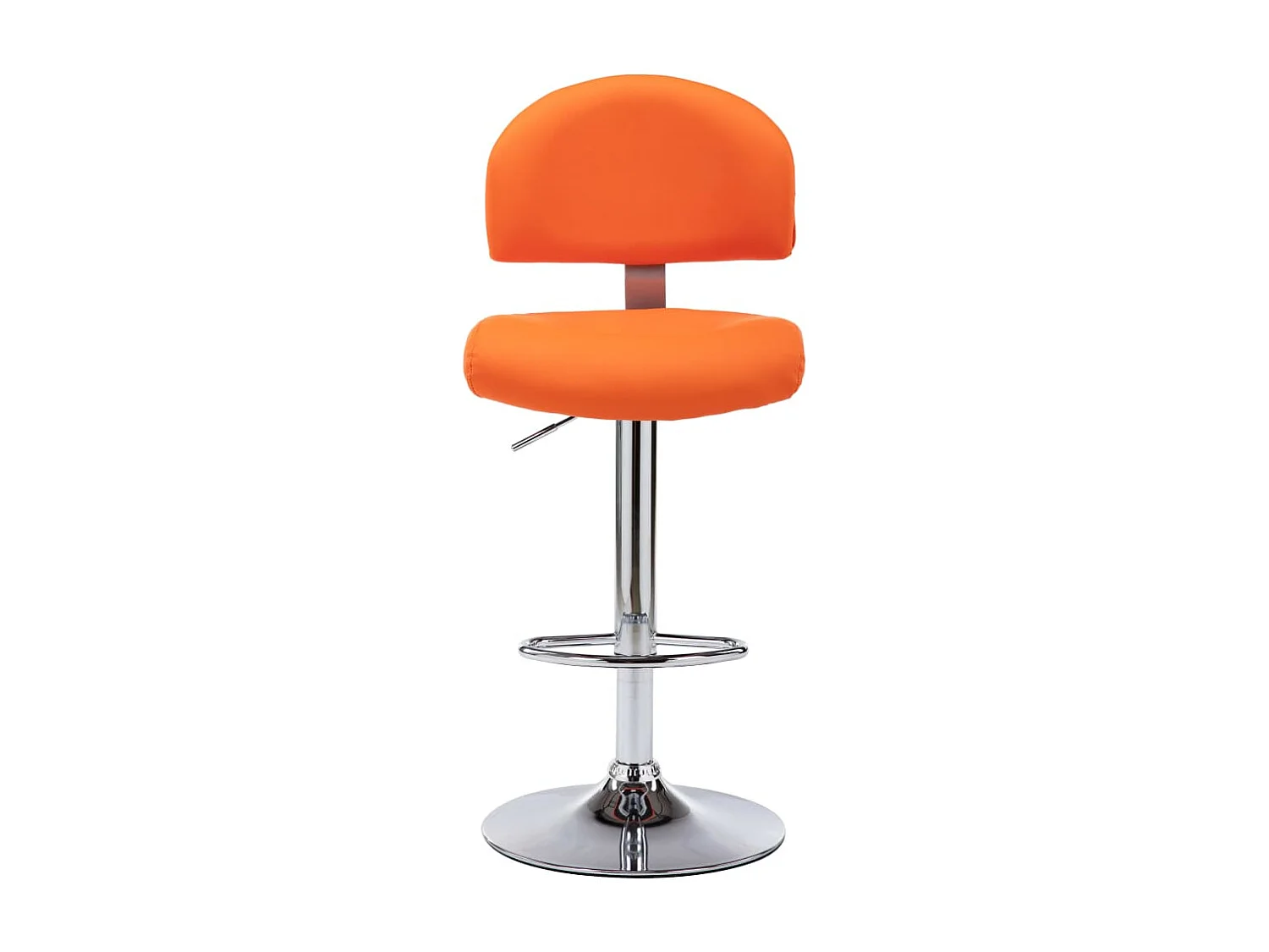 Tabouret de bar Orange Similicuir