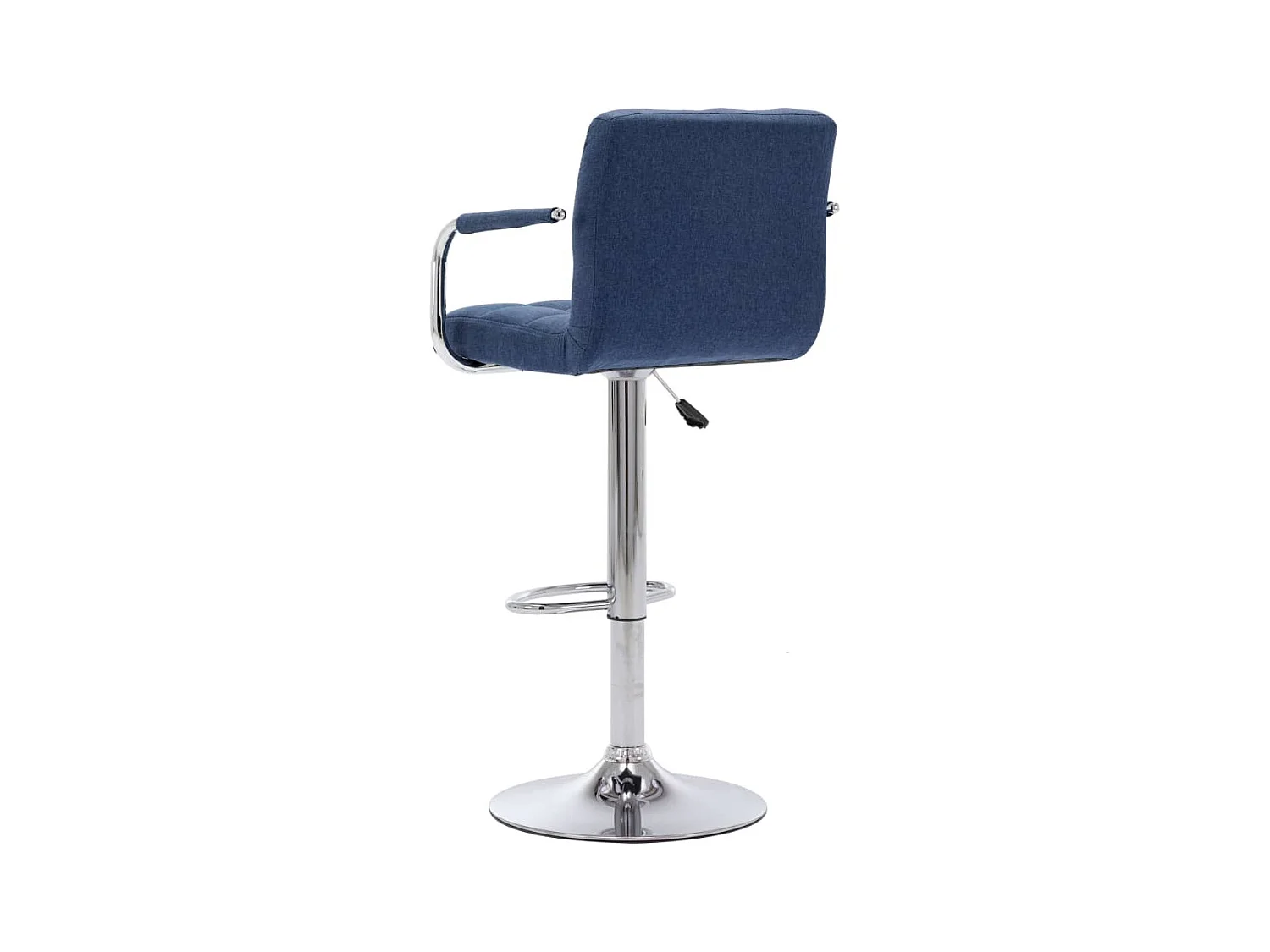 Chaises de bar lot de 2 bleu tissu