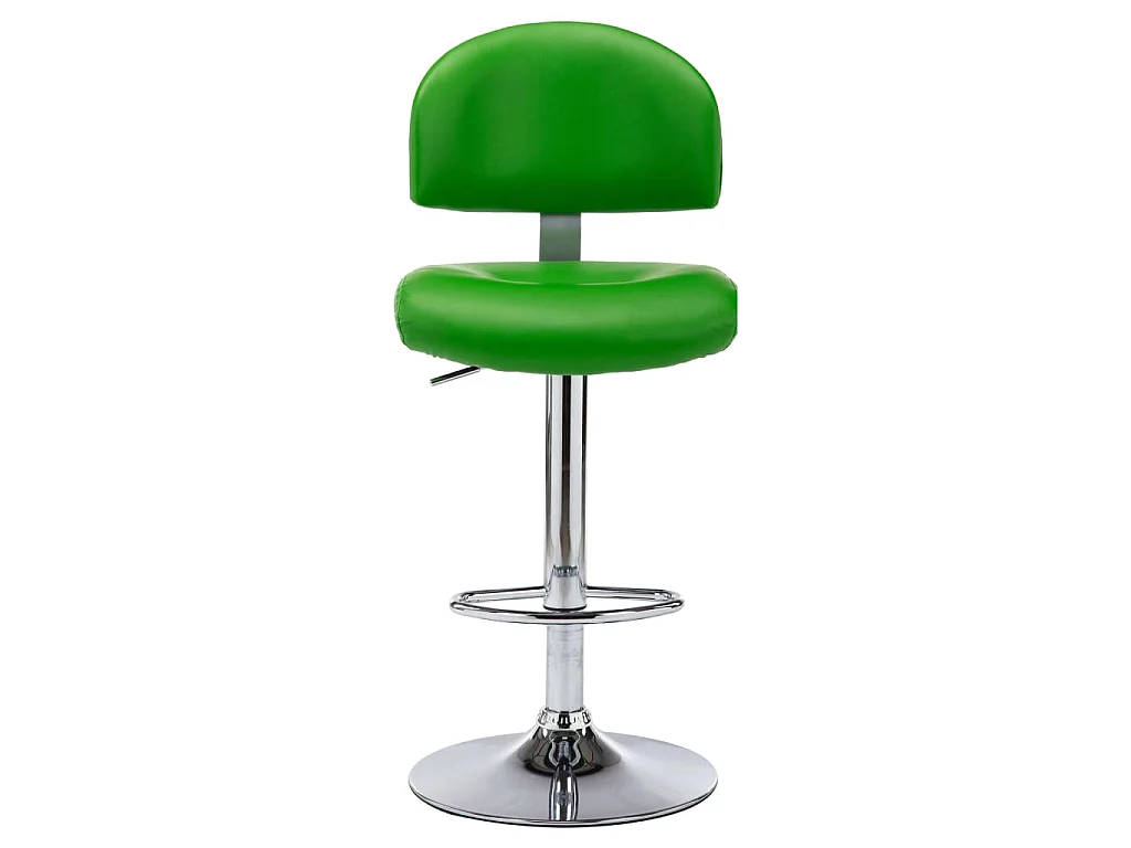 Tabouret de bar Vert Similicuir