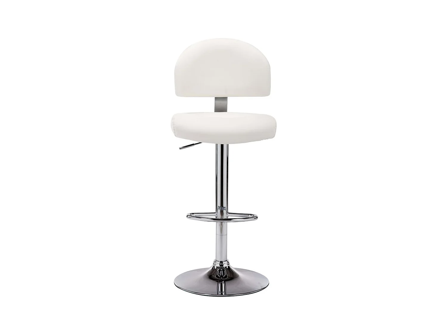 Tabouret de bar Blanc Similicuir