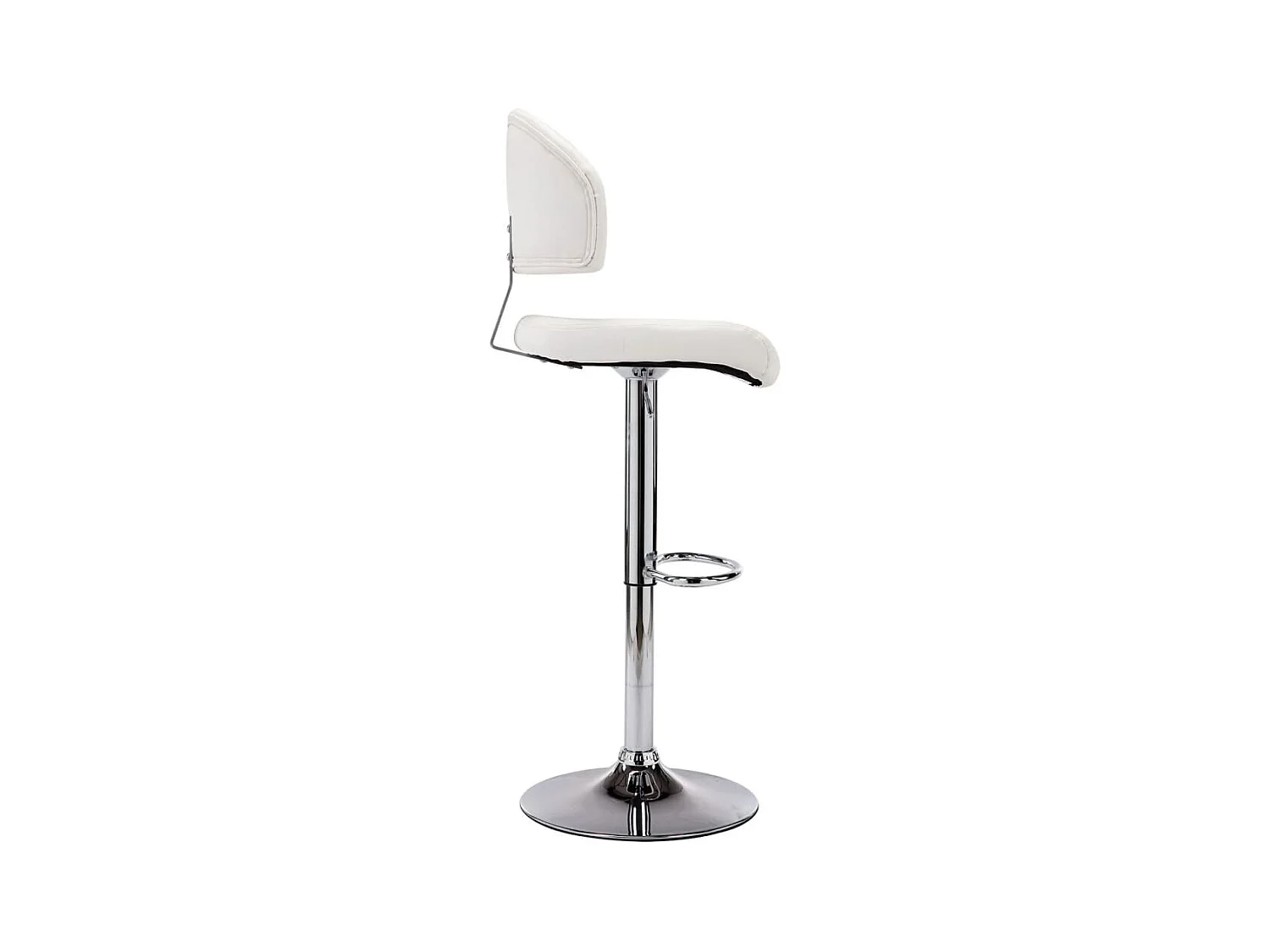 Tabouret de bar Blanc Similicuir