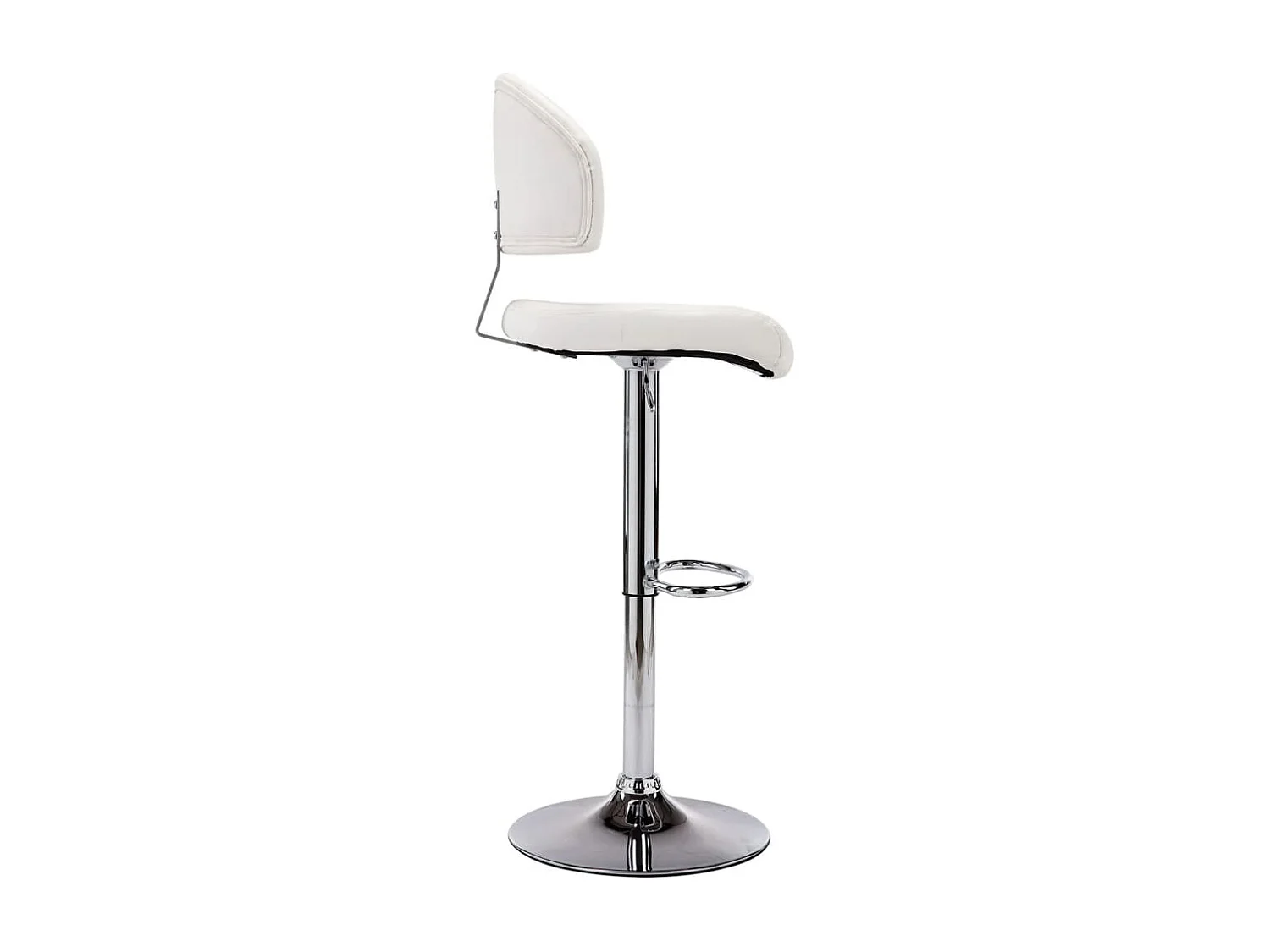 Tabouret de bar Blanc Similicuir