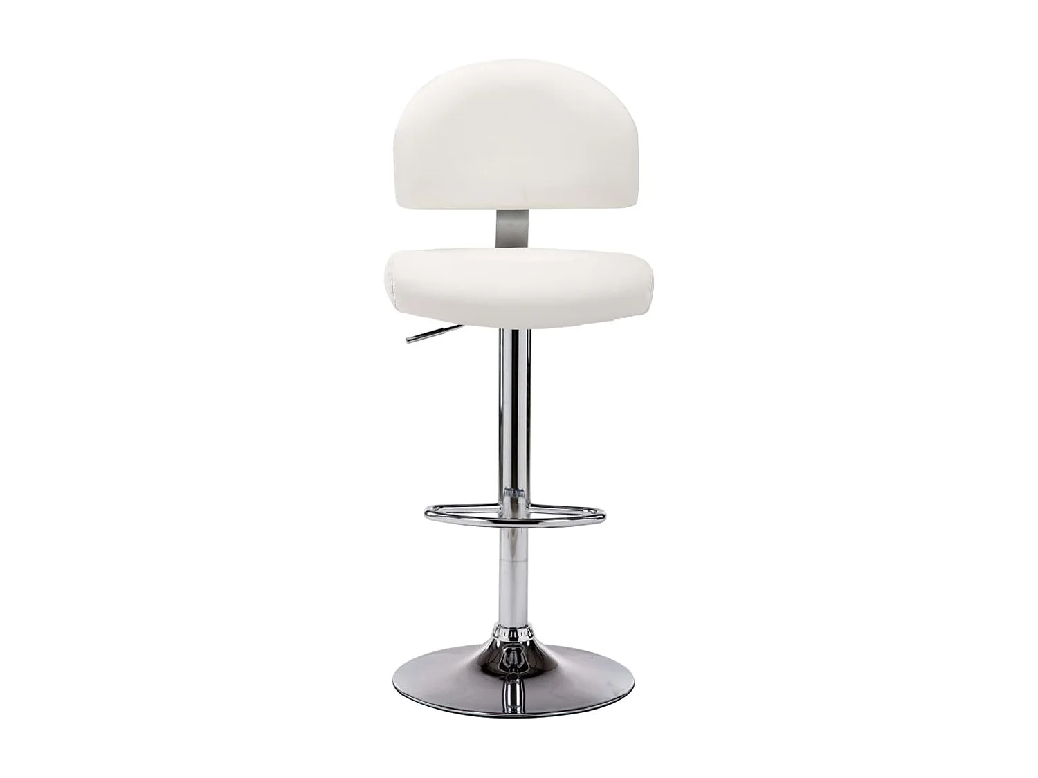Tabouret de bar Blanc Similicuir