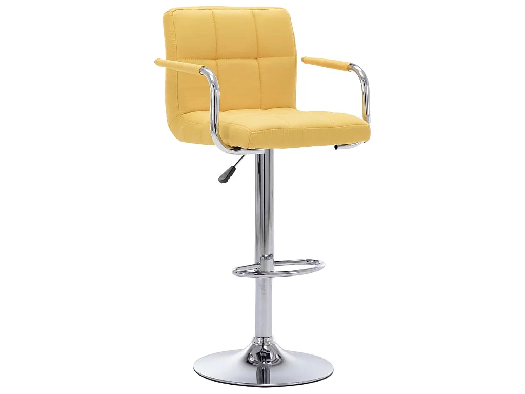Barhocker Gelb Stoff