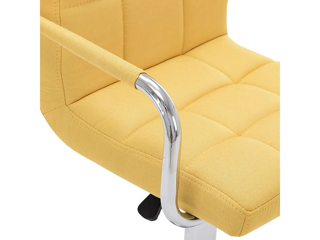 Barhocker Gelb Stoff