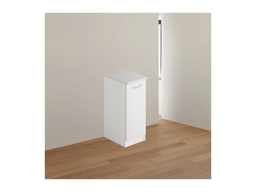 Mobile bagno con anta 36x50x85,5 colore bianco frassinato