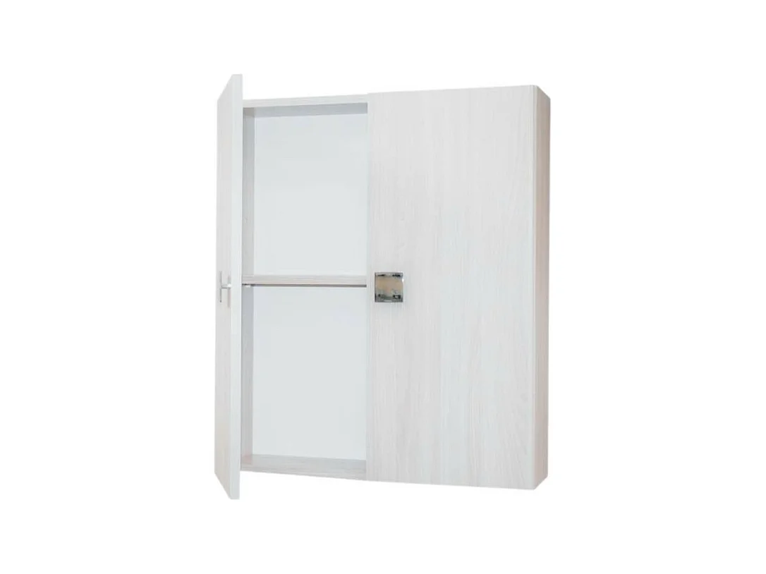 Pensile bagno 2 ante 60x17x70 bianco larice Blanca