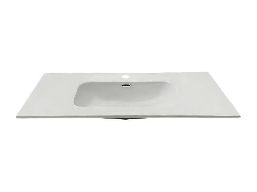 Lavabo consolle d'appoggio in ceramica bianco 101x46.5x17H VA836-100