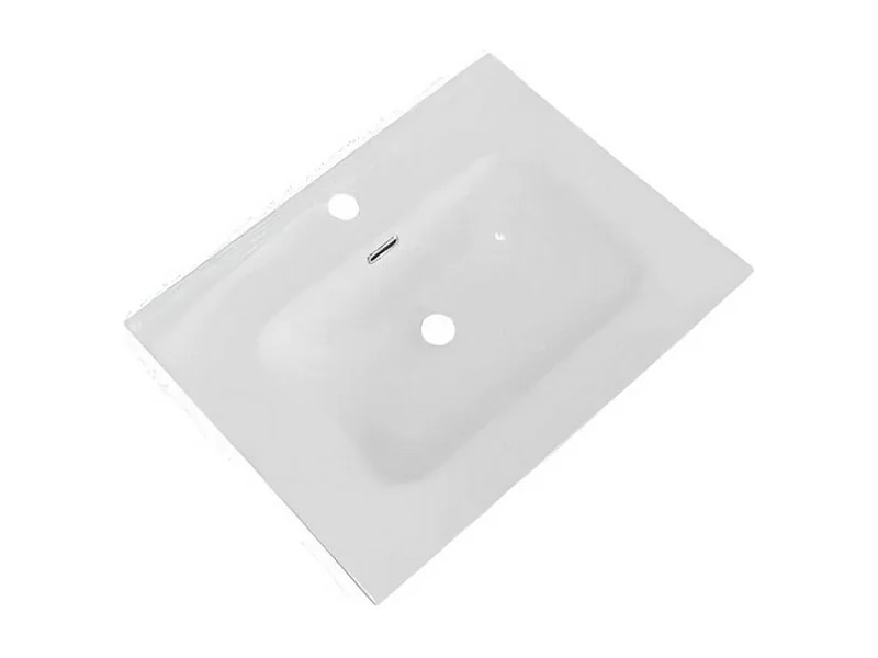 Lavabo consolle d'appoggio in ceramica bianco 61x46.5x14H VA836-60