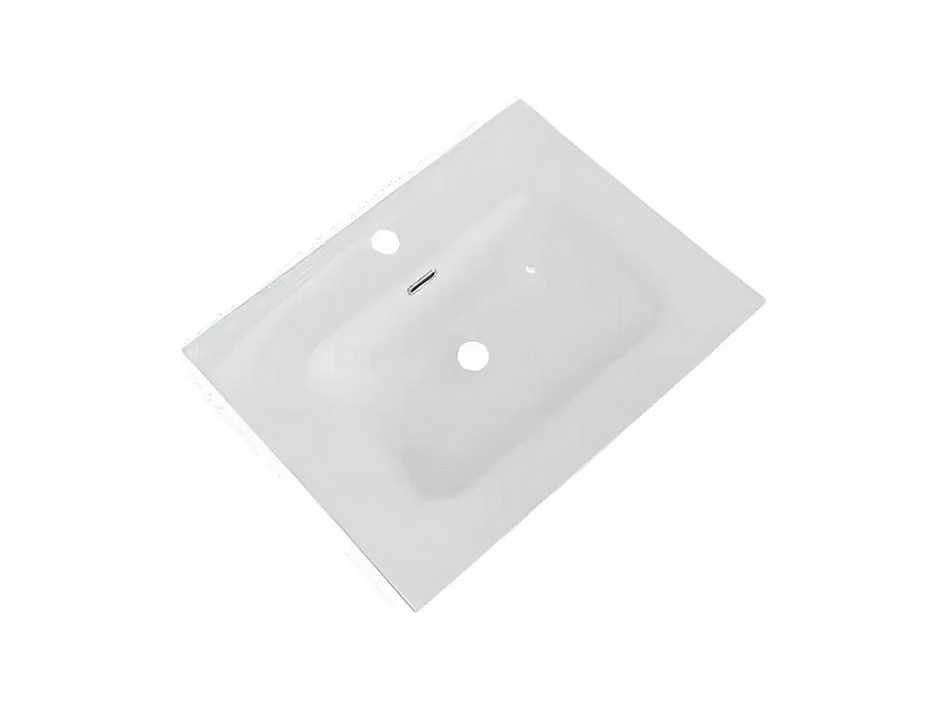 Lavabo consolle d'appoggio in ceramica bianco 61x46.5x14H VA836-60